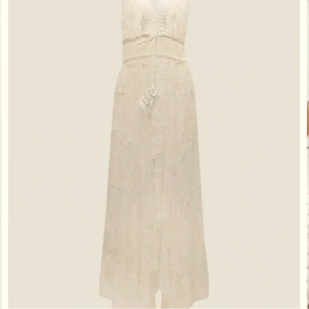 NWT Ramy Brook Austyn Crochet Lace Maxi Dress - Picture 3 of 8